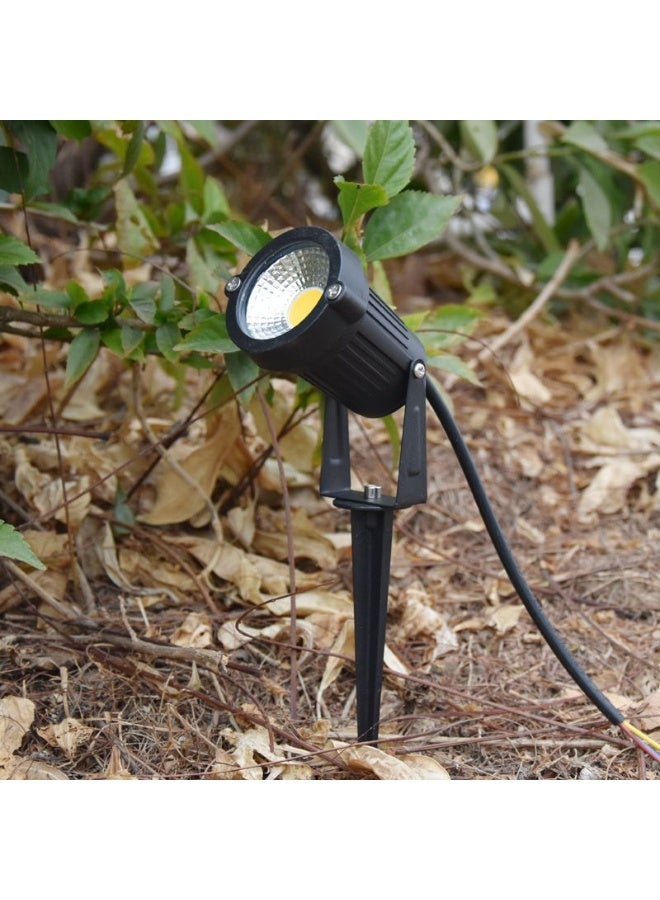 RMAX Outdoor LED Ground Spotlight Waterproof with COB Technology for Garden Tree and Landscape Lighting with Adjustable Ground Stake – Black - Image 3